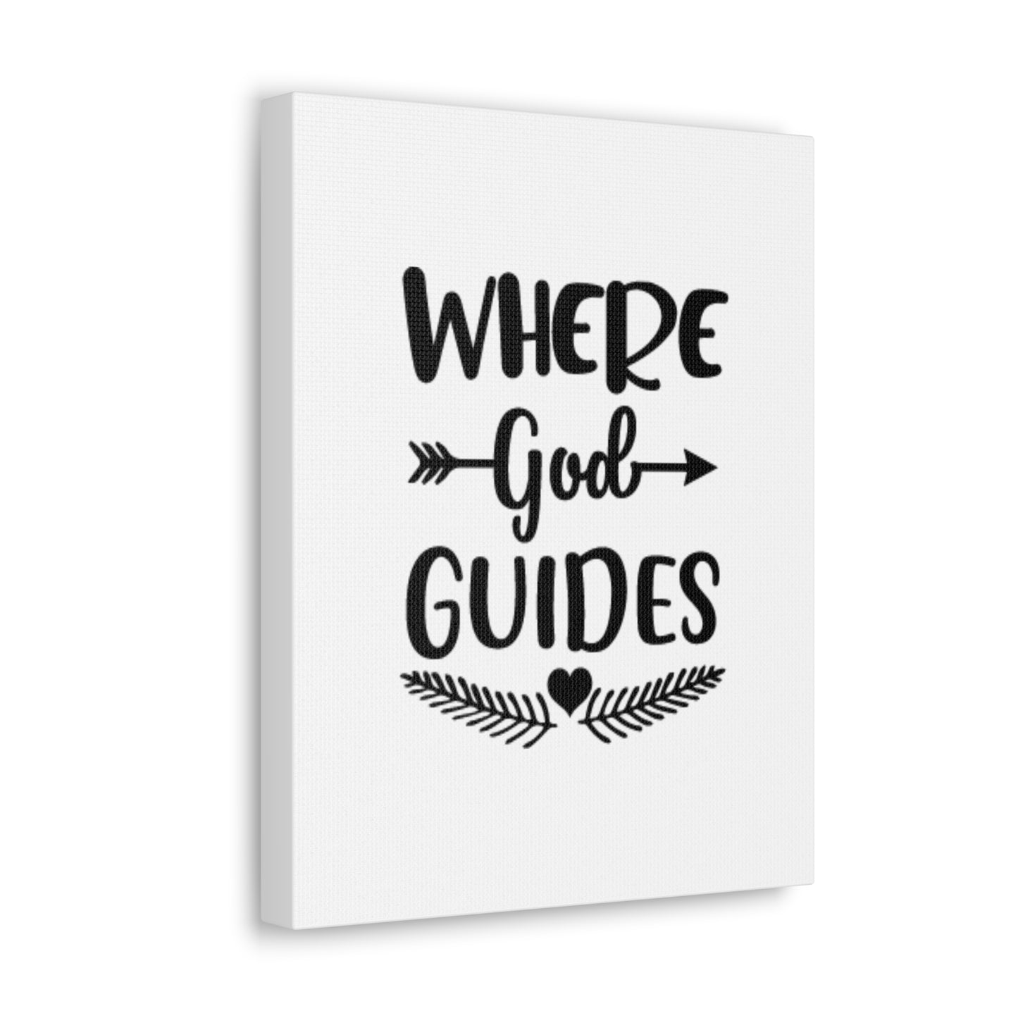 Where God Guides Isaiah 58:11 Christian Wall Art Bible Verse Print Ready to Hang