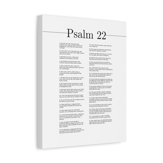 Scripture Canvas Glorify Him Psalm 22 Christian Wall Art Bible Verse Print Ready to Hang