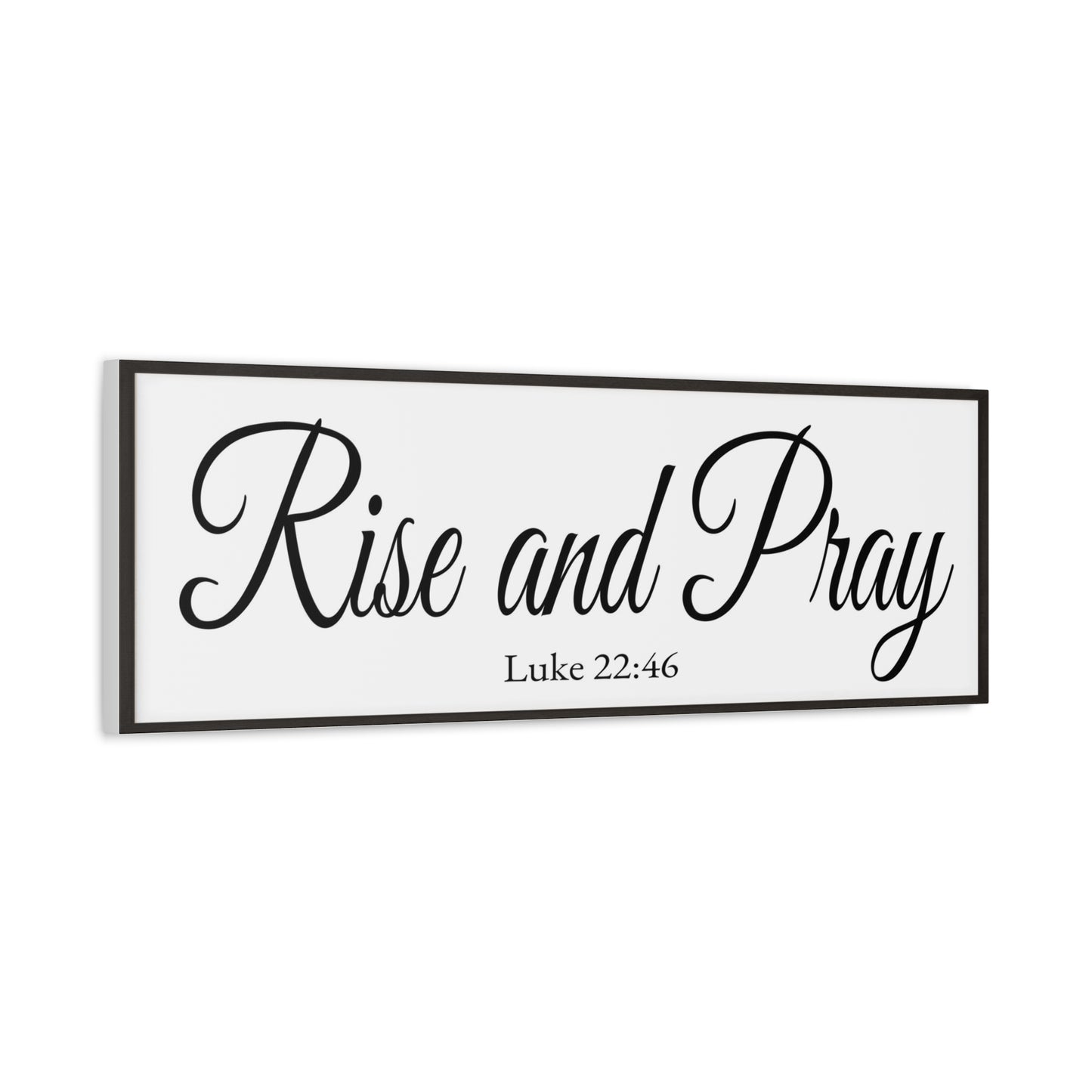 Scripture Walls Luke 22:46 White Bible Verse Canvas Christian Wall Art Ready to Hang Unframed
