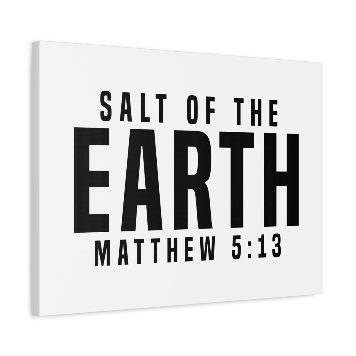 Scripture Walls Salt of the Earth Matthew 5:13 Bible Verse Canvas Christian Wall Art Ready to Hang Unframed