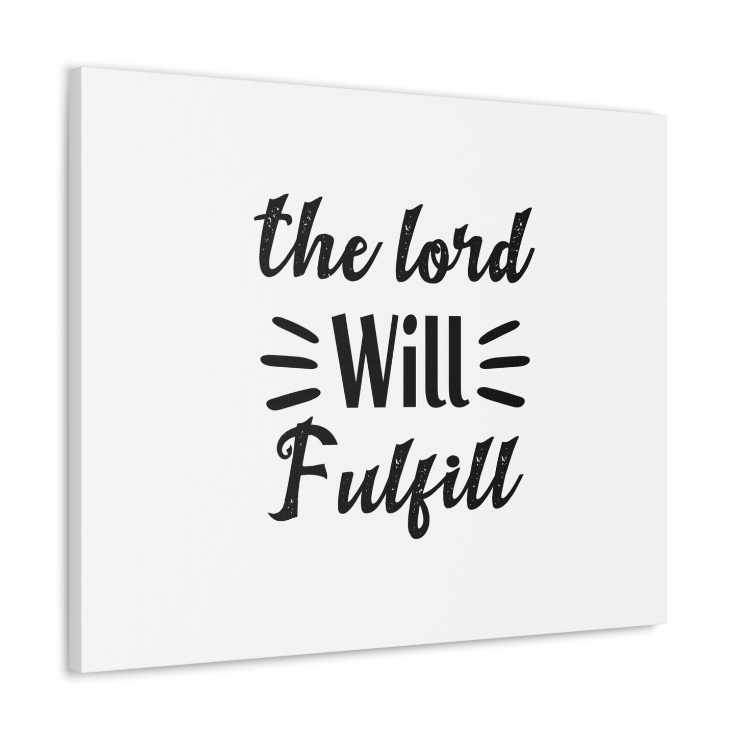 The Lord Will Fulfill Psalm 138:8 Christian Wall Art Bible Verse Print Ready to Hang
