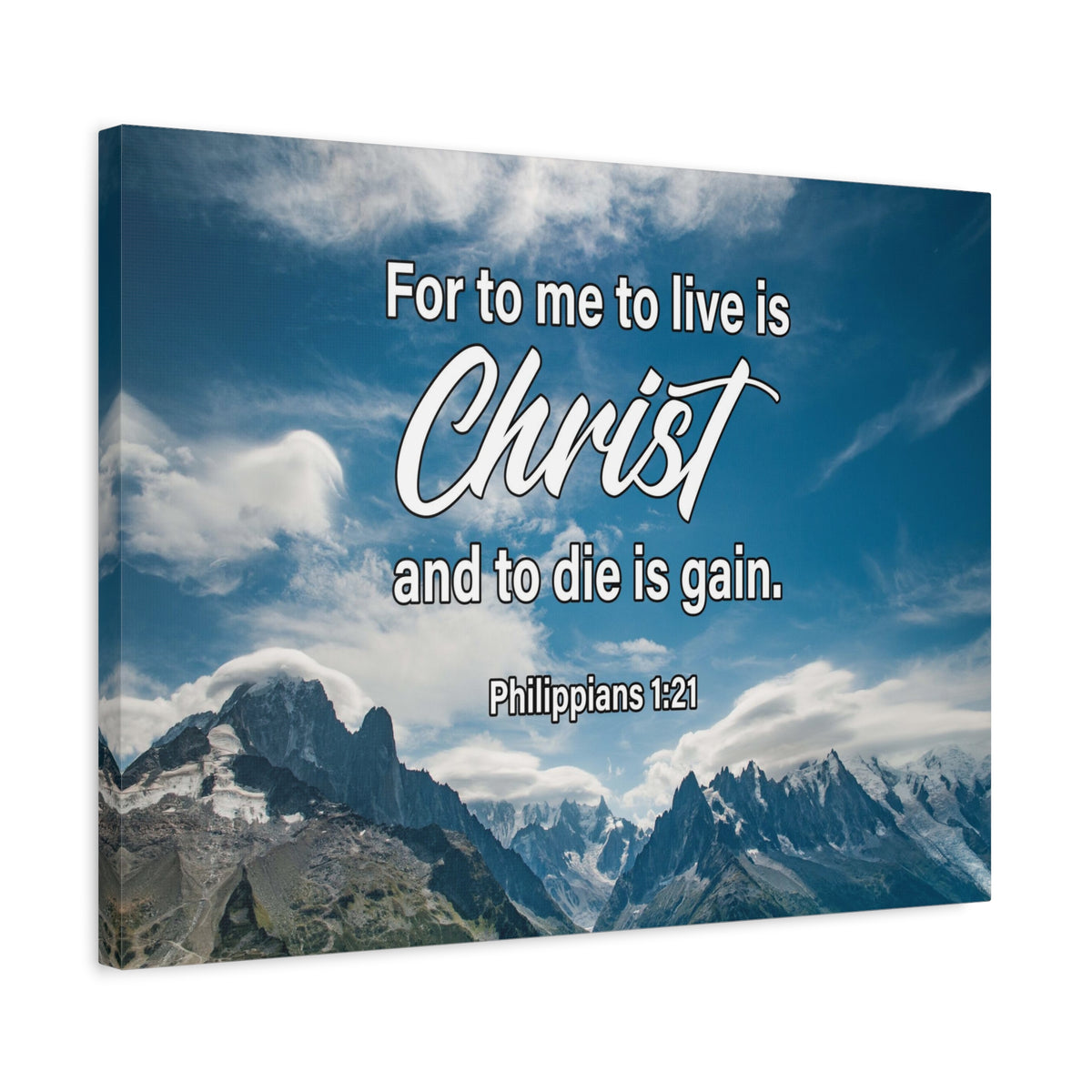 Scripture Canvas Good Courage Joshua 1:9 Christian Wall Art Bible Verse Print Ready to Hang