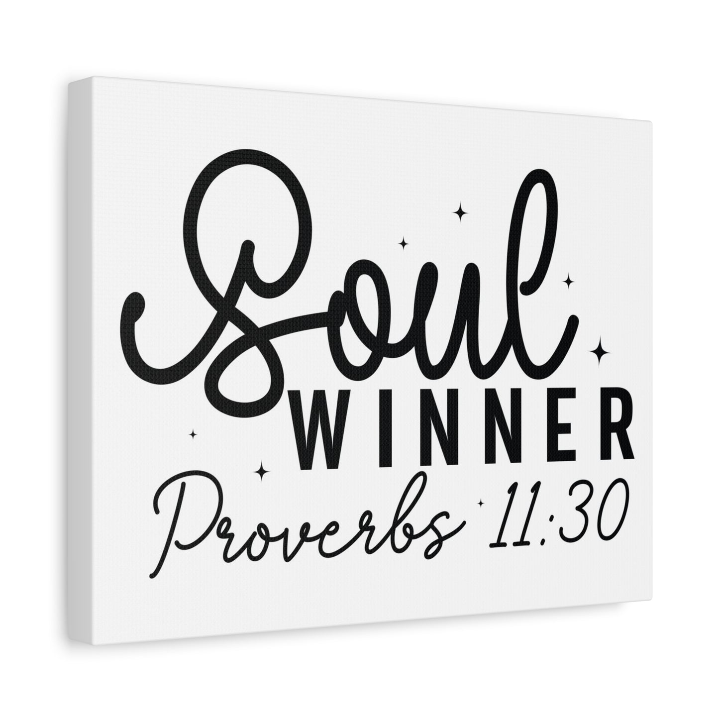 Scripture Walls Proverbs 11:30 Soul Winner Bible Verse Canvas Christian Wall Art Ready to Hang Unframed