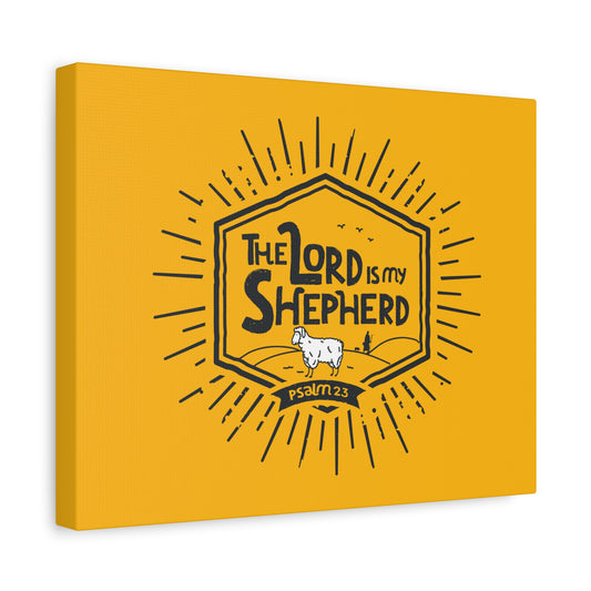 Scripture Canvas The Lord Is My Shepherd Psalm 23 Christian Wall Art Bible Verse Print Ready to Hang