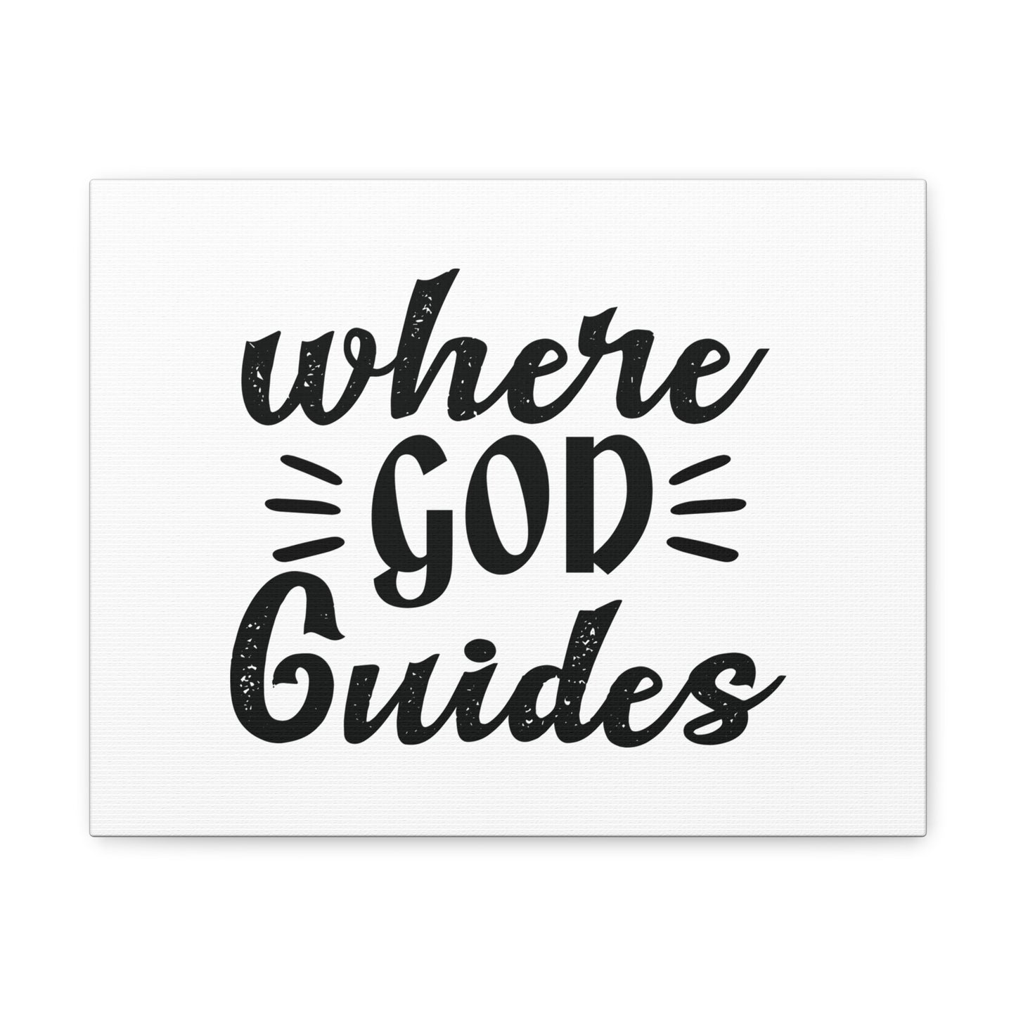 Where God Guides 1 Corinthians 12:28 Christian Wall Art Bible Verse Print Ready to Hang