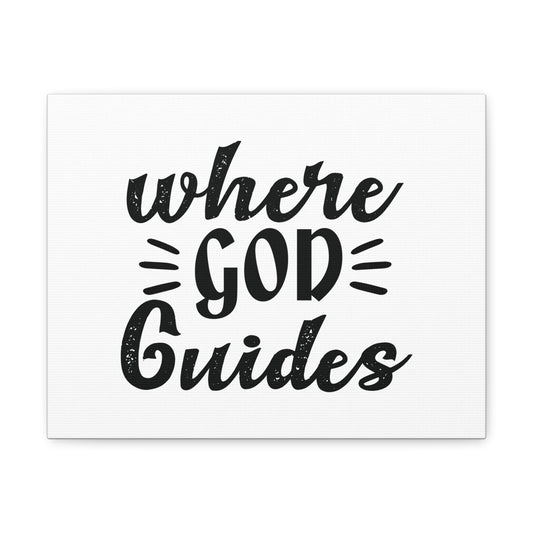 Where God Guides 1 Corinthians 12:28 Christian Wall Art Bible Verse Print Ready to Hang