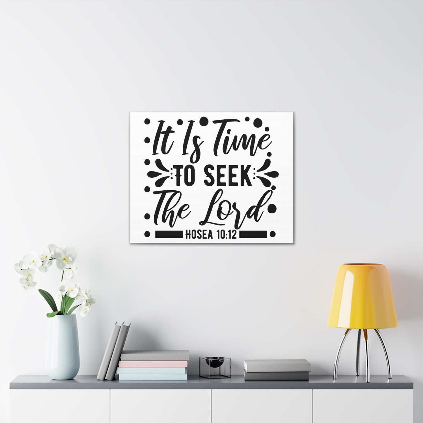 Time To Seek Hosea 10:12 Christian Wall Art Print Ready to Hang