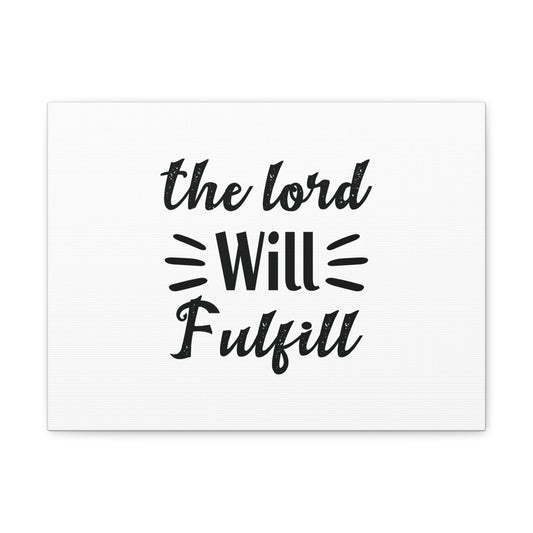 The Lord Will Fulfill Psalm 138:8 Christian Wall Art Bible Verse Print Ready to Hang