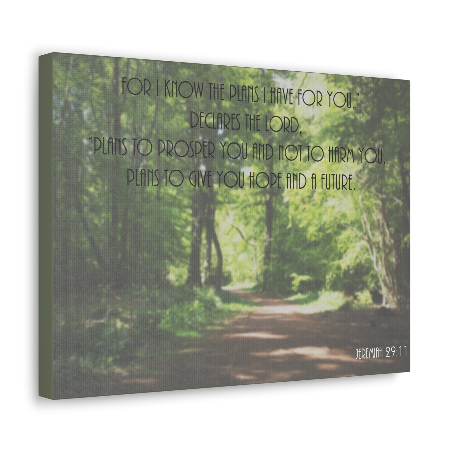 To Prosper Jeremiah 29:11 Christian Wall Art Bible Verse Print Ready to Hang