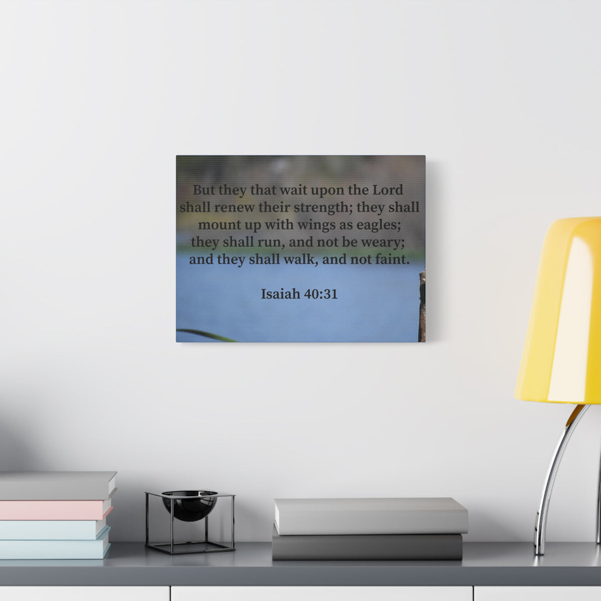 Scripture Walls Renew Their Strength Isaiah 40:31 Christian Wall Art Bible Verse Print Ready to Hang