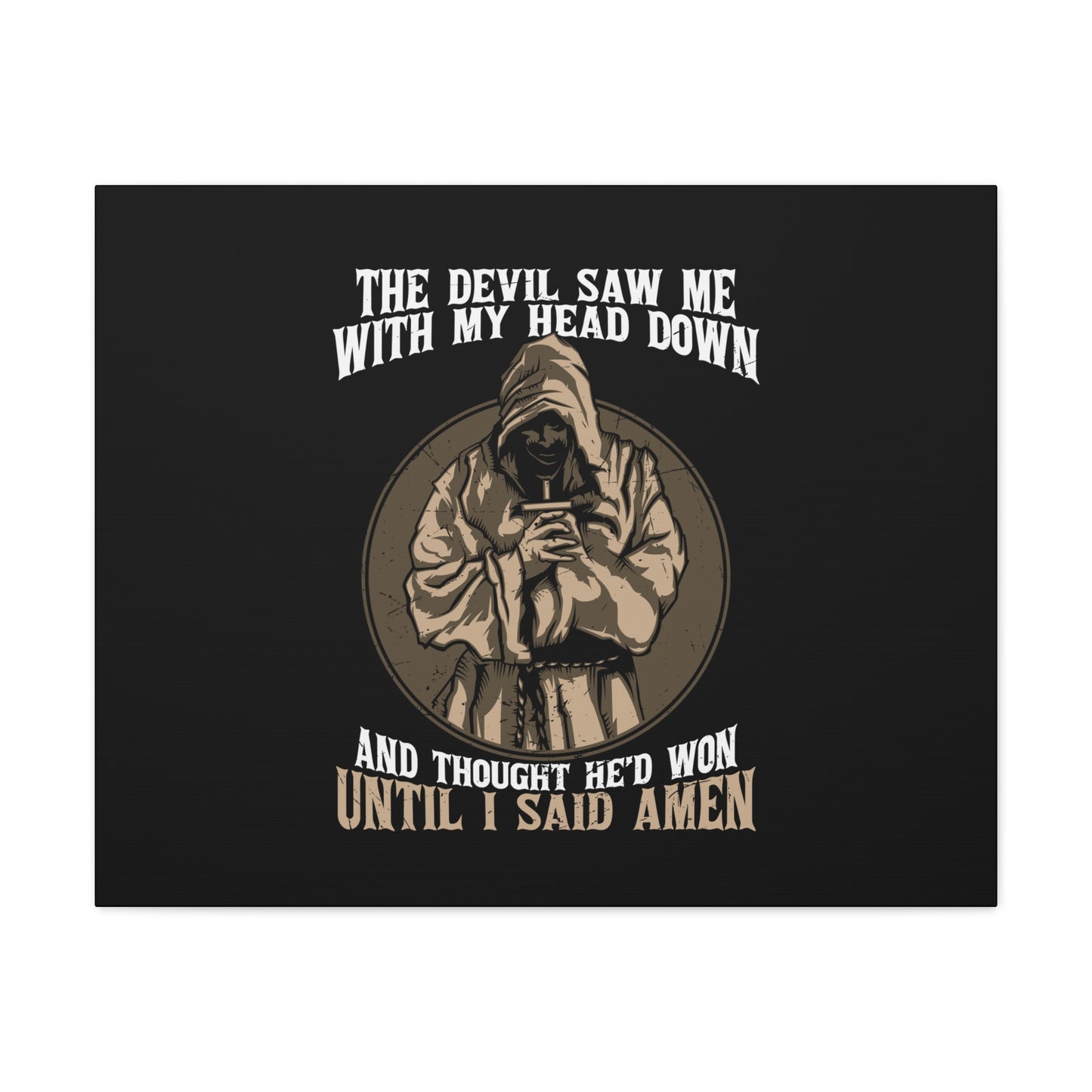 Until I Said Amen 2 Corinthians 11:3 Christian Wall Art Bible Verse Print Ready to Hang