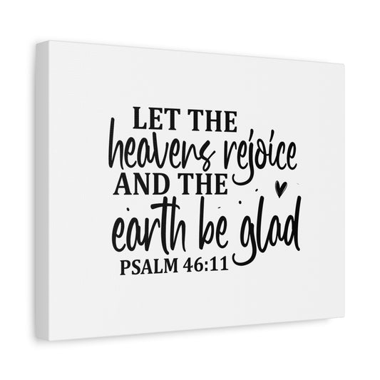 Scripture Canvas Healers Rejoice Psalm 46:11 Christian Wall Art Bible Verse Print Ready to Hang
