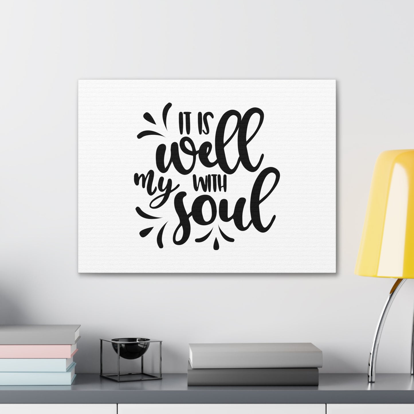 Well With My Soul Psalm 42:7 Christian Wall Art Bible Verse Print Ready to Hang