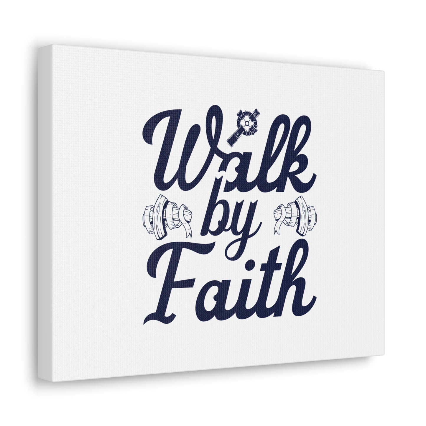 Walk By Faith Ephesians 2:8 Christian Wall Art Bible Verse Print Ready to Hang