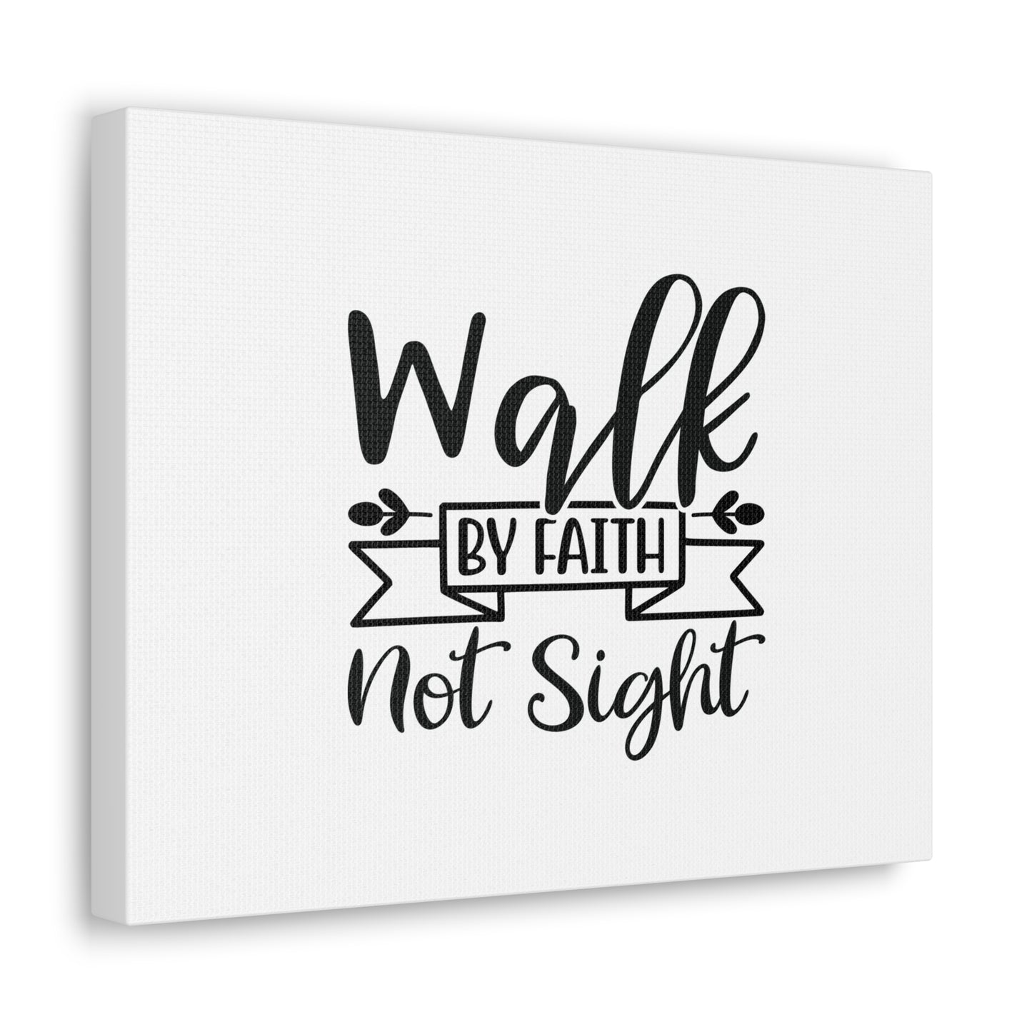 Walk By Faith 2 Corinthians 5:7 Banner Christian Wall Art Bible Verse Print Ready to Hang