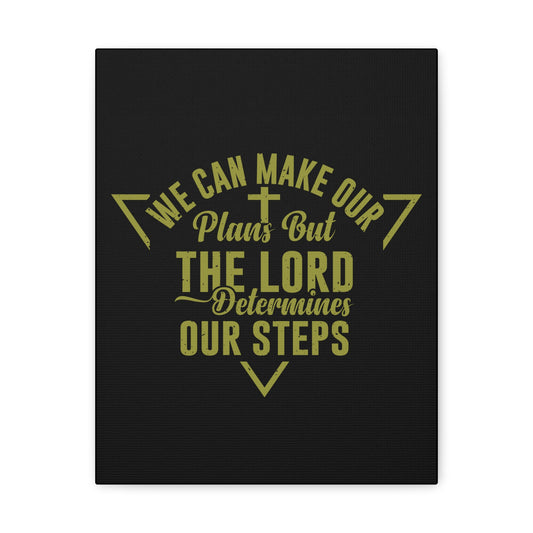 The Lord Determines Psalm 119:105 Christian Wall Art Bible Verse Print Ready to Hang