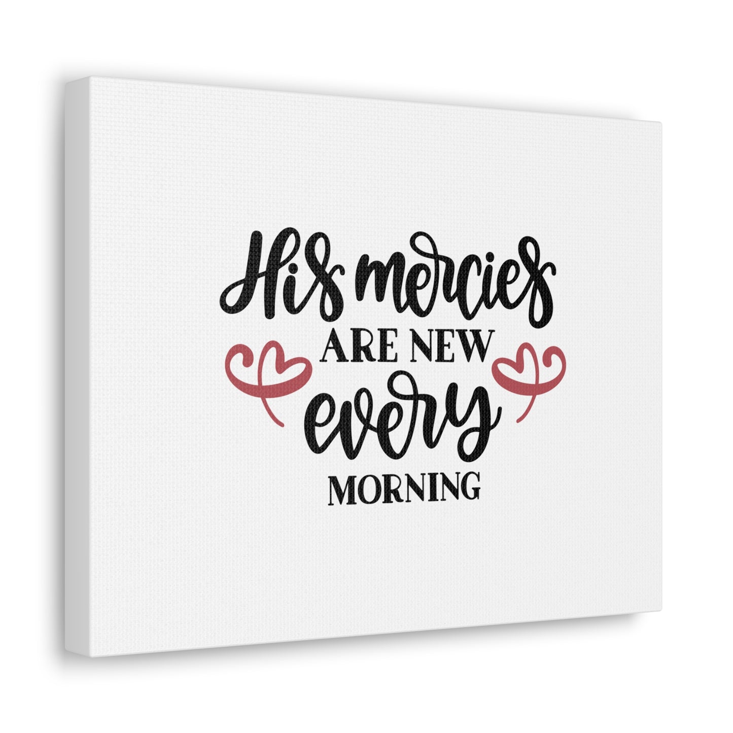 His Mercies Are New Every Morning Lamentations 3:22-23 Christian Wall Art Bible Verse Print Ready to Hang