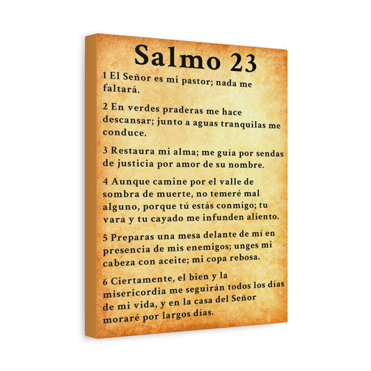 Scripture Walls Salmo 23 Chapter Gold Christian Wall Art Print Ready to Hang Unframed