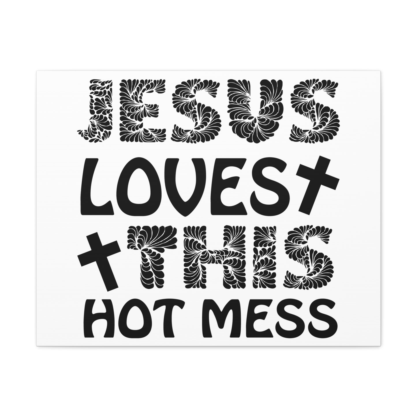 This Hot Mess Revelation 1:5 Christian Wall Art Print Ready to Hang