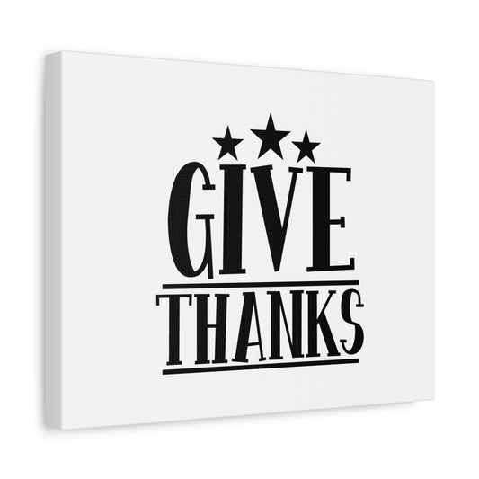 Scripture Canvas Give Thanks Psalm 103:1 Christian Wall Art Bible Verse Print Ready to Hang