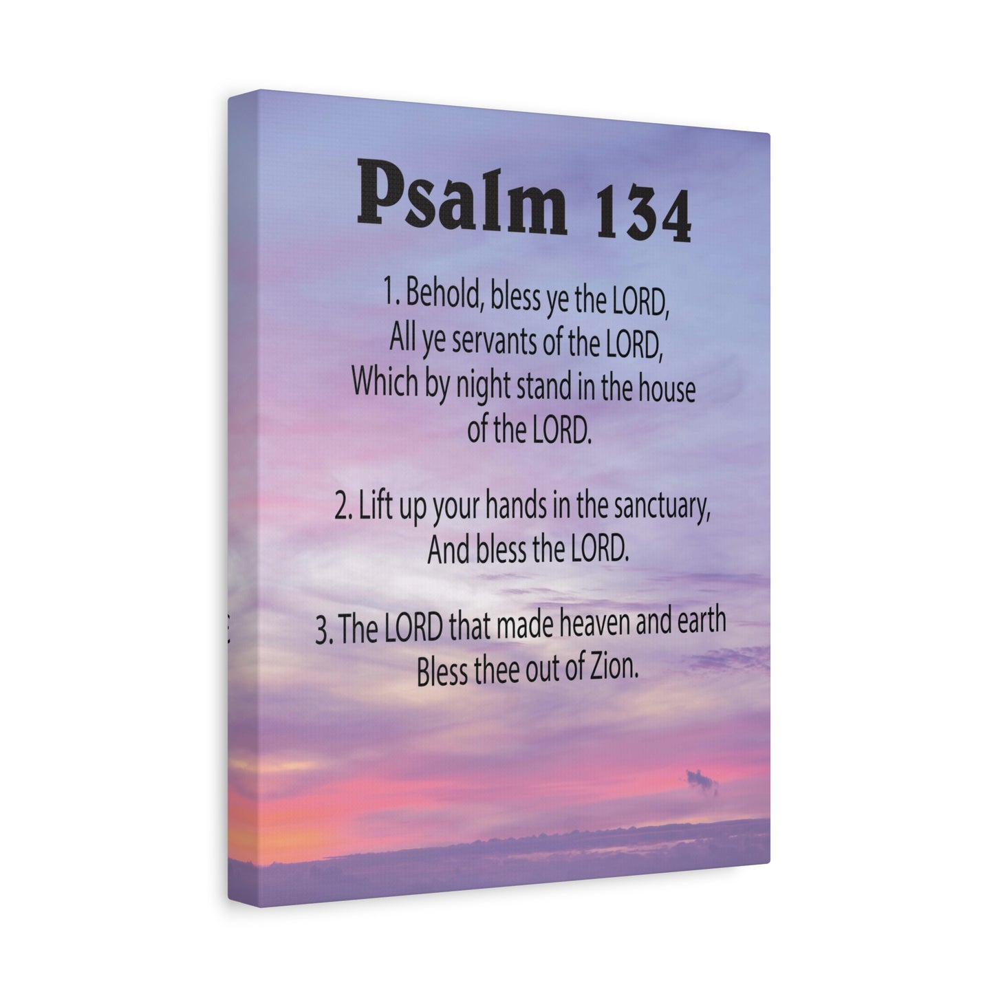 Scripture Walls House of The Lord Psalm 134:3 Bible Verse Canvas Christian Wall Art Ready to Hang