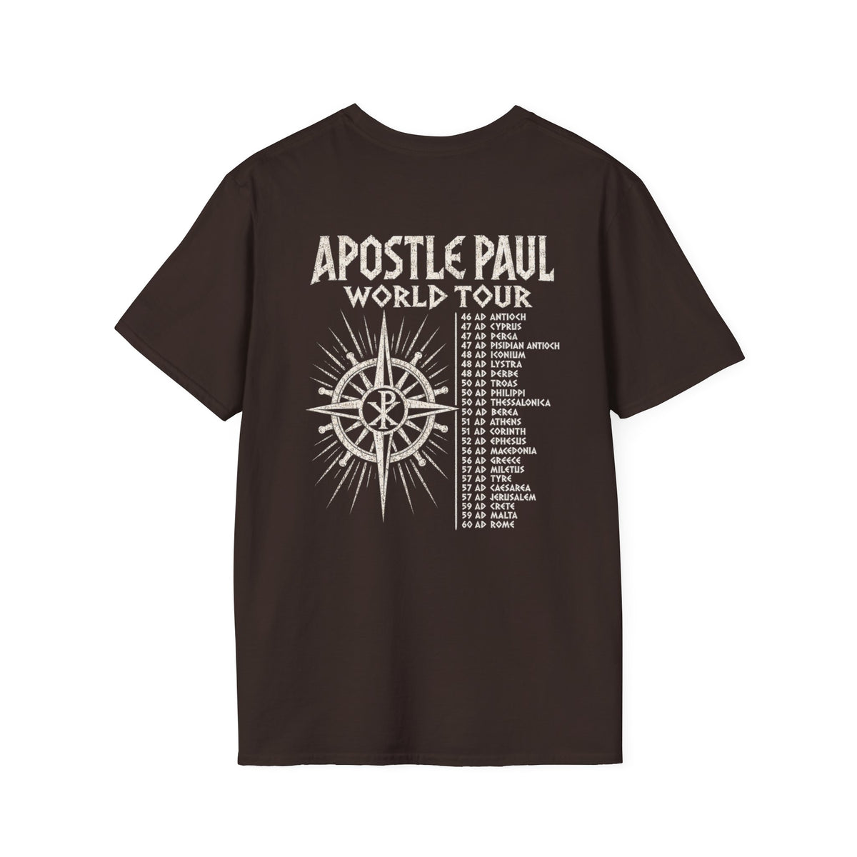 Apostle Paul Damascus Road World Tour Christian T-Shirt