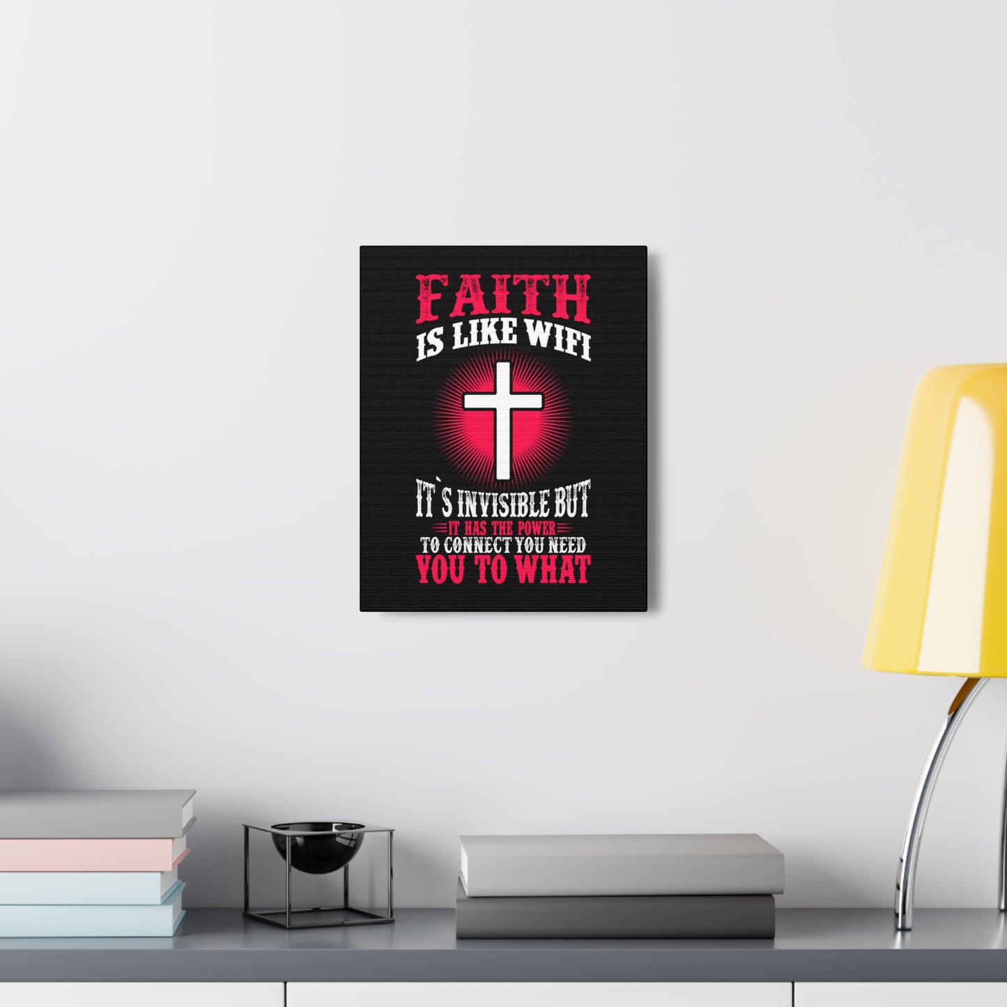The Power To Connect James 2:22 Christian Wall Art Bible Verse Print Ready to Hang