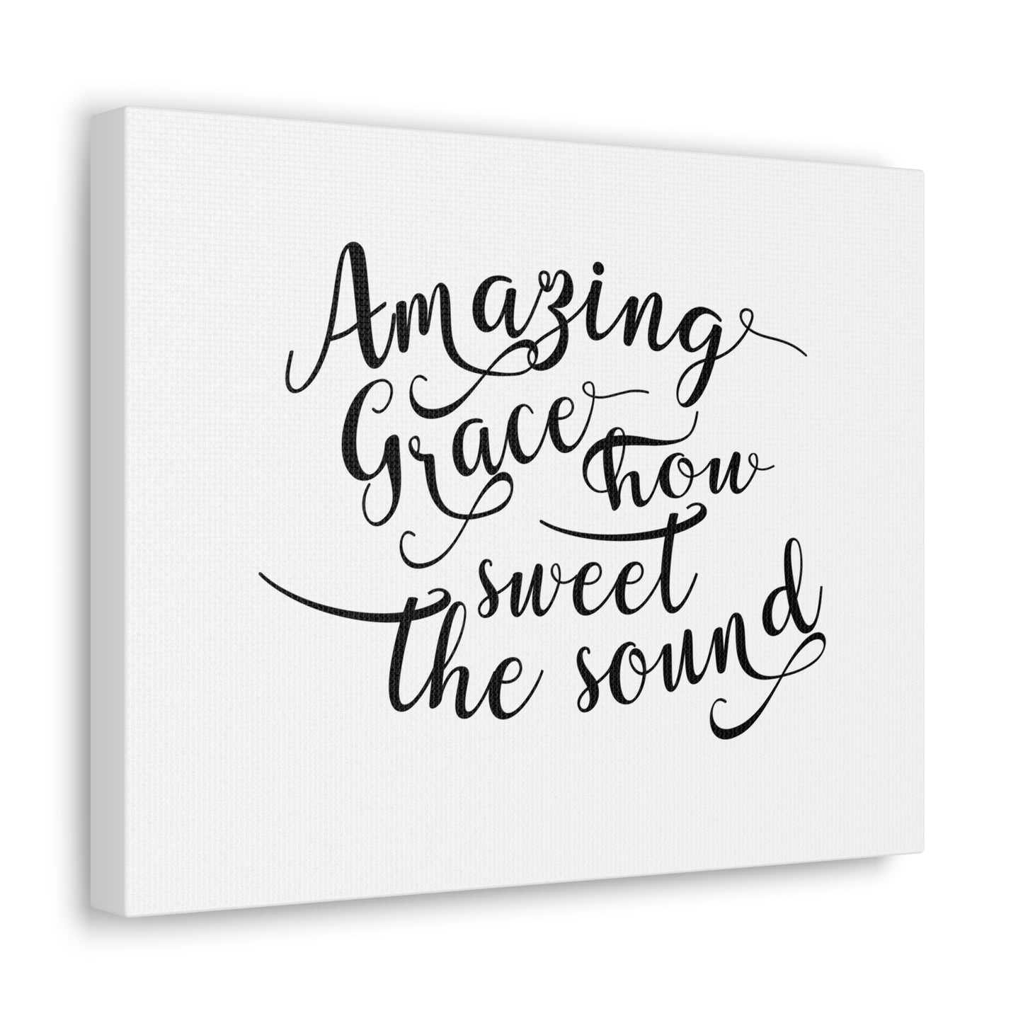 Thou Sweet The Sound Hebrews 4:16 Christian Wall Art Bible Verse Print Ready to Hang