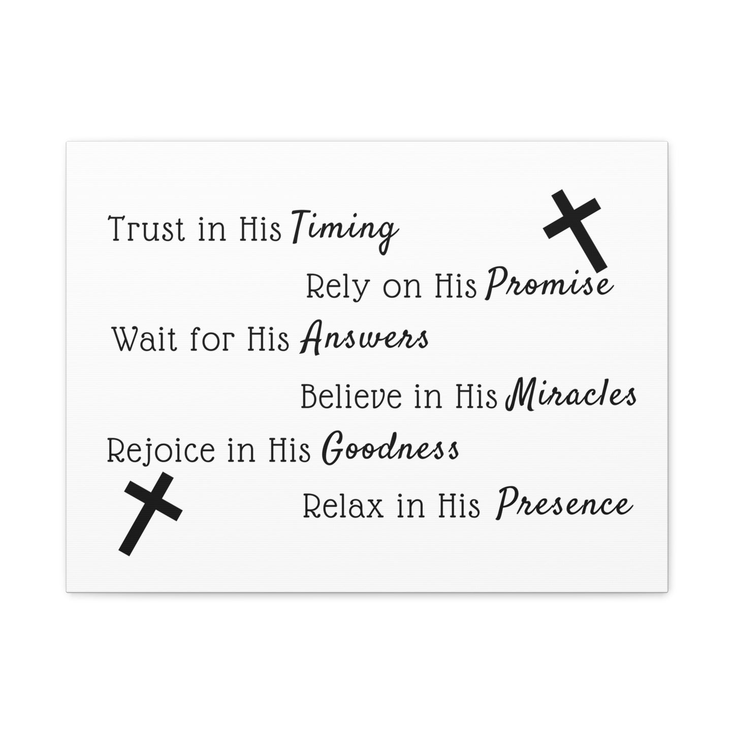 Trust In His Timing JEREMIAH 17:7 Christian Wall Art Bible Verse Print Ready to Hang