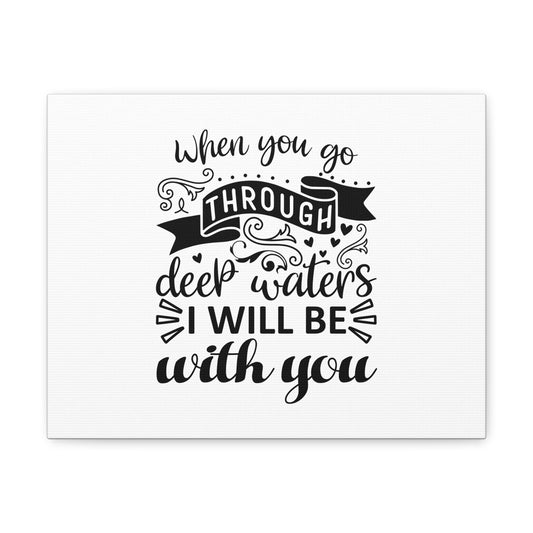 Will Be With You 2 Corinthians 12:9-10 ESV Christian Wall Art Bible Verse Print Ready to Hang