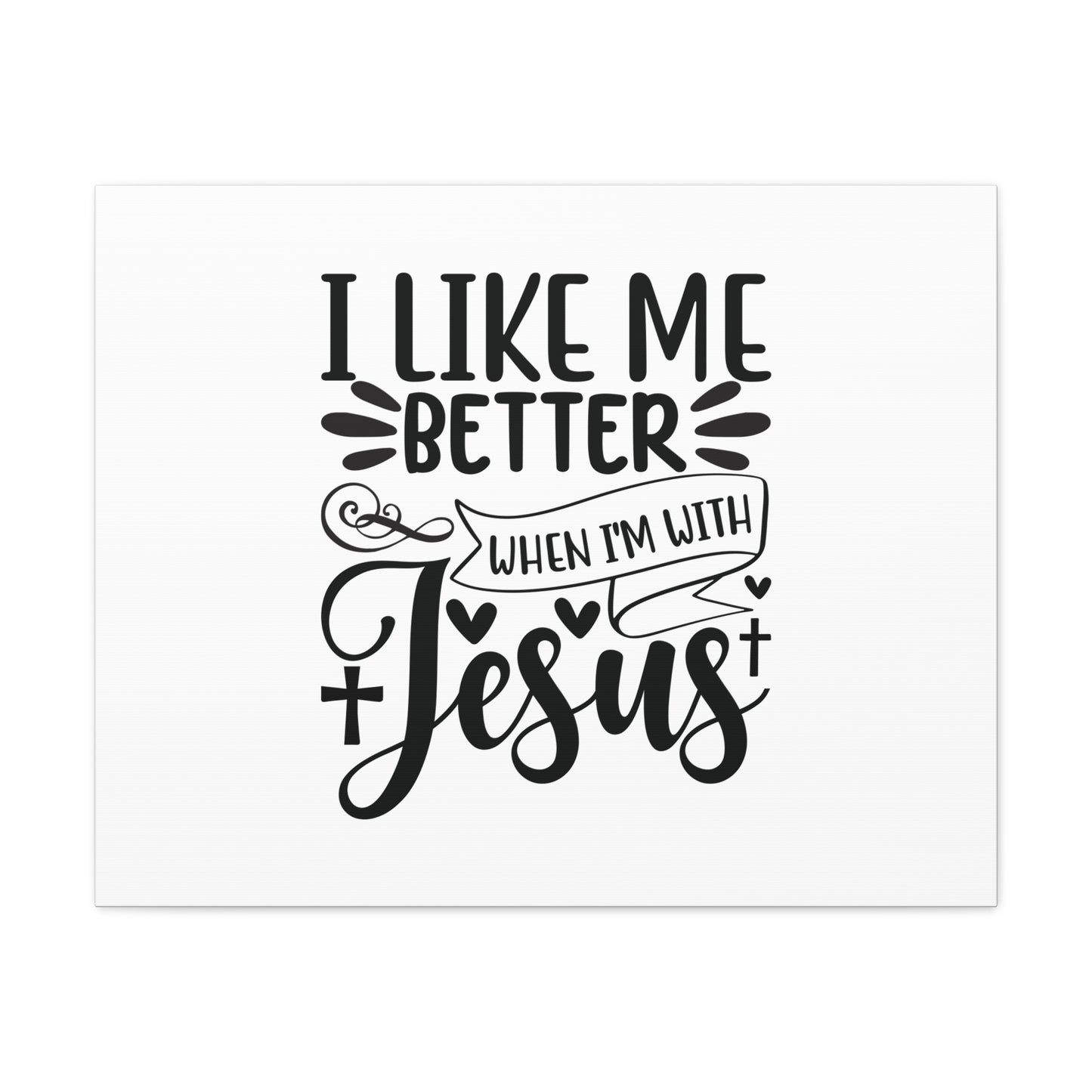 When I'm With Jesus Acts 4:13 Christian Wall Art Bible Verse Print Ready to Hang