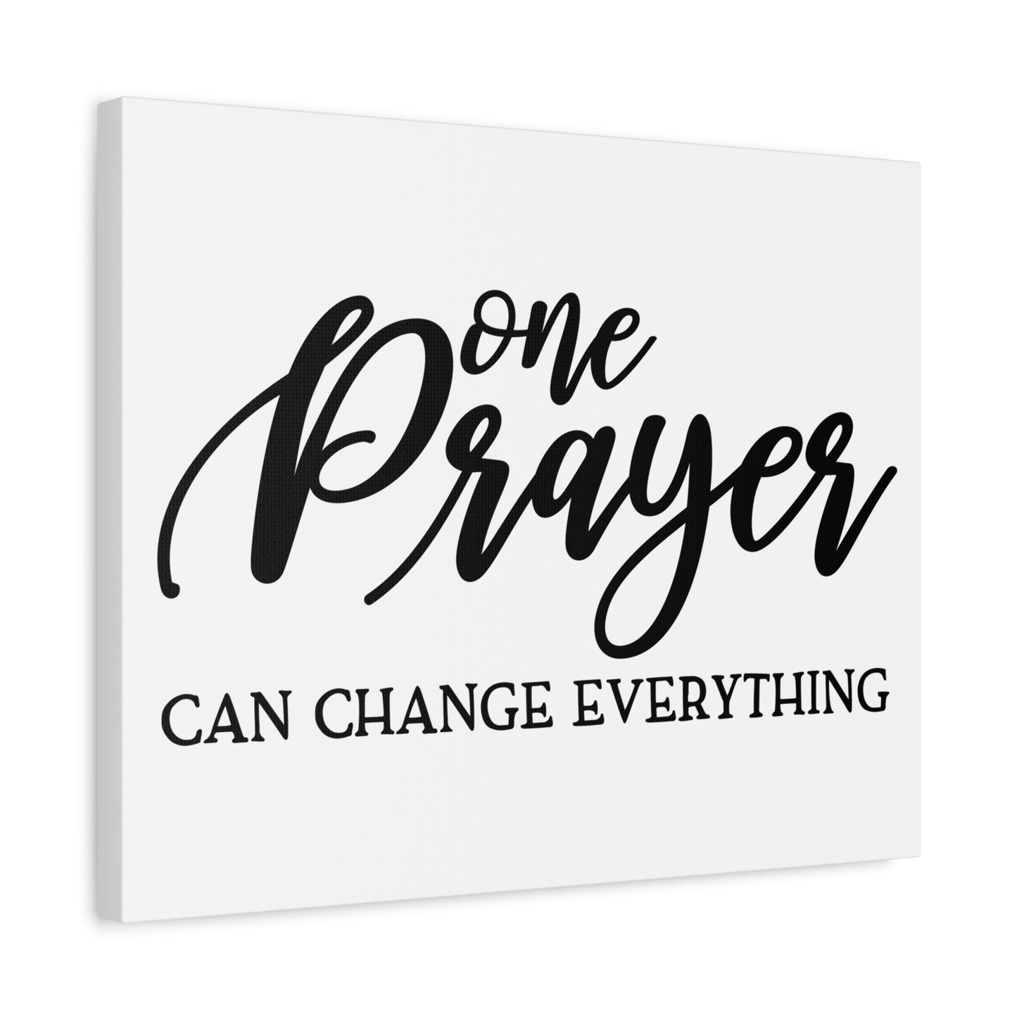 Scripture Canvas One Prayer Psalm 9:9-10 Christian Wall Art Print Ready to Hang