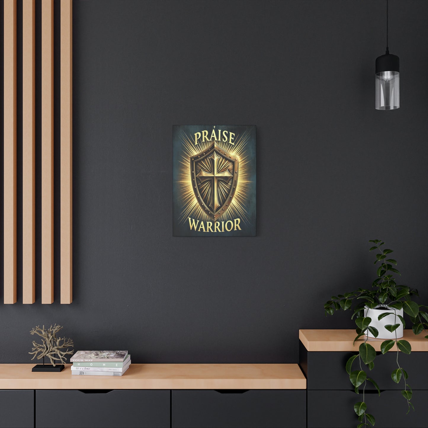 Scripture Walls Praise Warrior Psalm 149 Bible Verse Canvas Christian Wall Art Ready to Hang Unframed