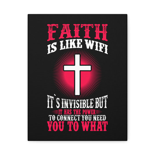 The Power To Connect James 2:22 Christian Wall Art Bible Verse Print Ready to Hang