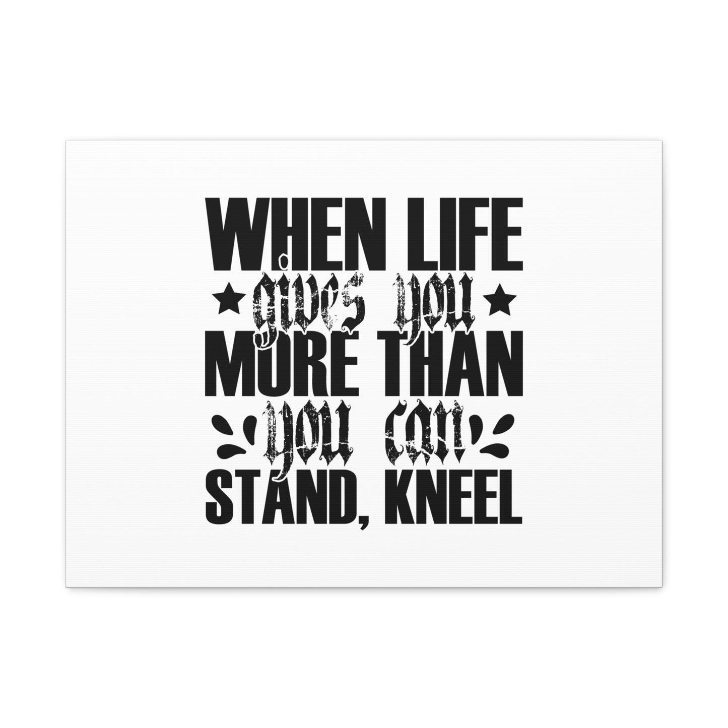You Can Stand Romans 3:24 White Christian Wall Art Bible Verse Print Ready to Hang