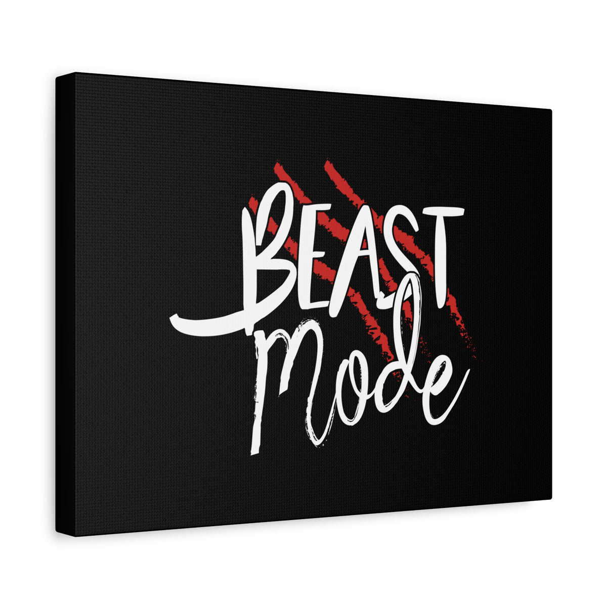 Scripture Canvas Beast Mode Revelation 13:1 Christian Wall Art Bible Verse Print Ready to Hang