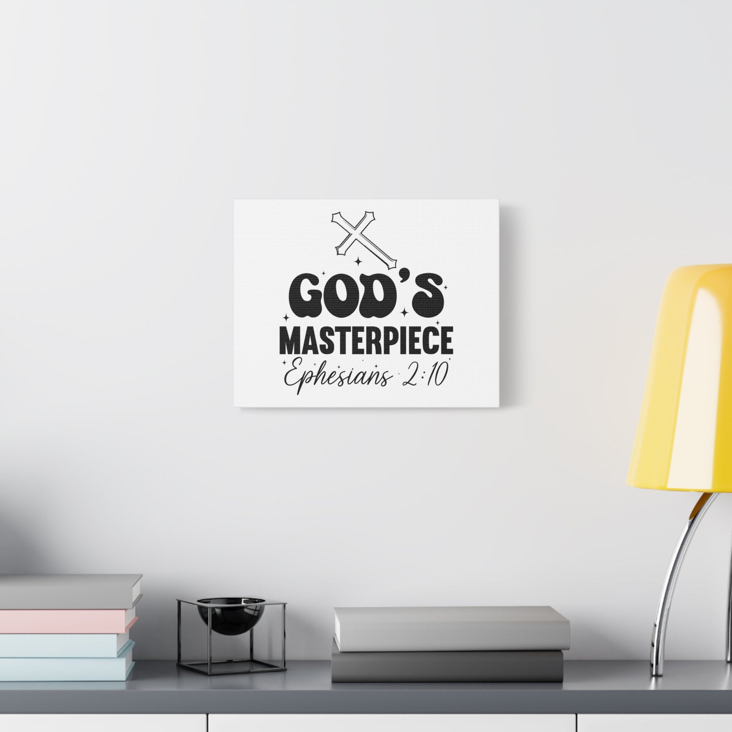 Scripture Walls Ephesians 2:10 You are God's Masterpiece Bible Verse Canvas Christian Wall Art Ready to Hang Unframed