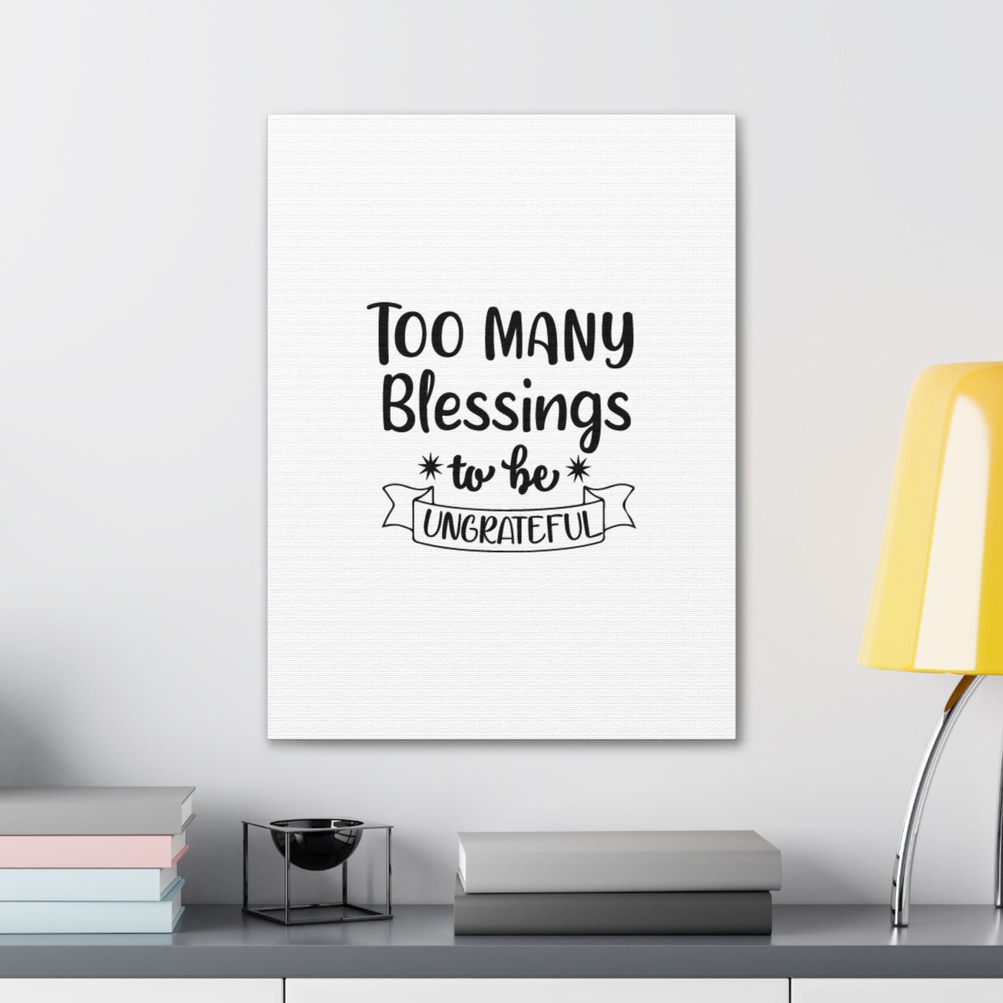 Too Many Blessings James 1:17 Christian Wall Art Bible Verse Print Ready to Hang