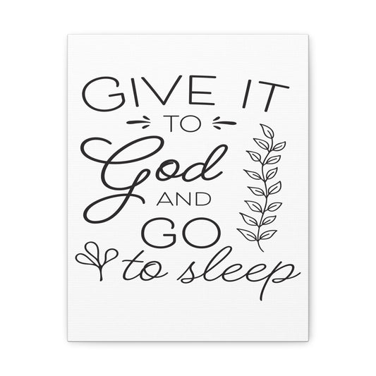 To God And Psalm 4:8 Christian Wall Art Print Ready to Hang