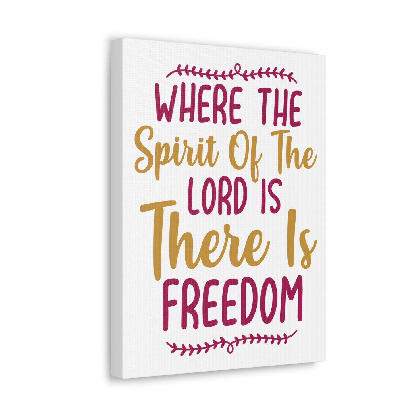 There Is Freedom 2 Corinthians 3:17 Christian Wall Art Print Ready to Hang