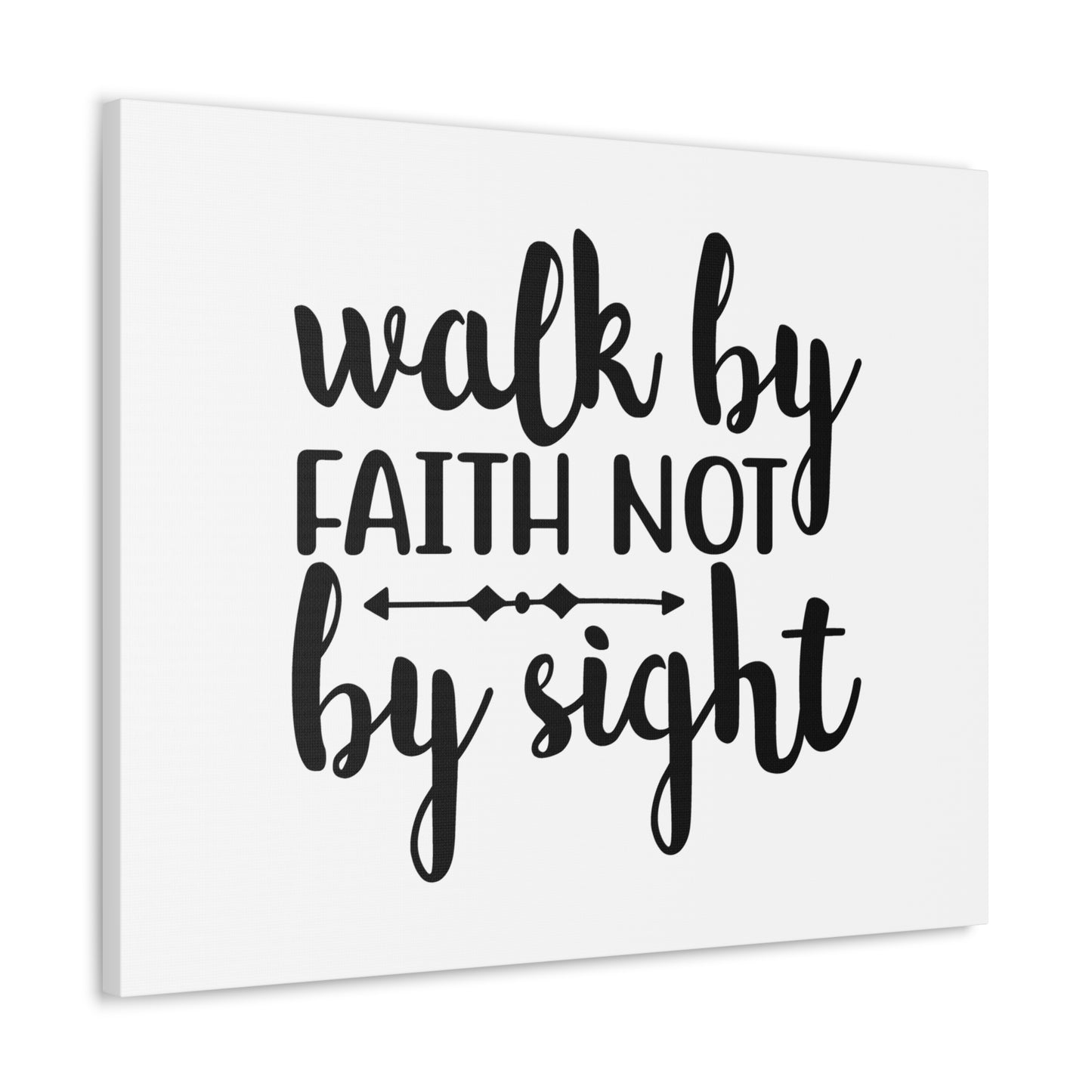 Walk By Faith Not By Sight 2 Corinthians 5:7 Christian Wall Art Bible Verse Print Ready to Hang