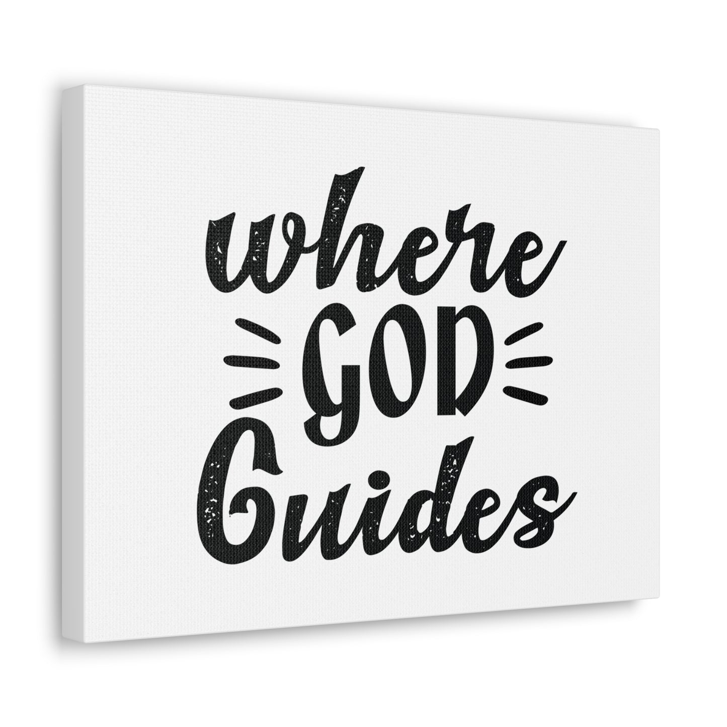 Where God Guides 1 Corinthians 12:28 Christian Wall Art Bible Verse Print Ready to Hang