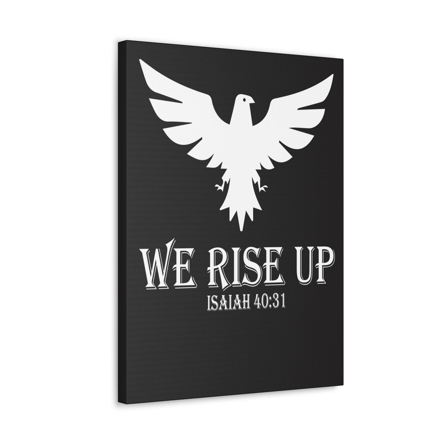 We Rise Up Isaiah 40:31 Bible Verse Canvas Christian Wall Art Ready To Hang