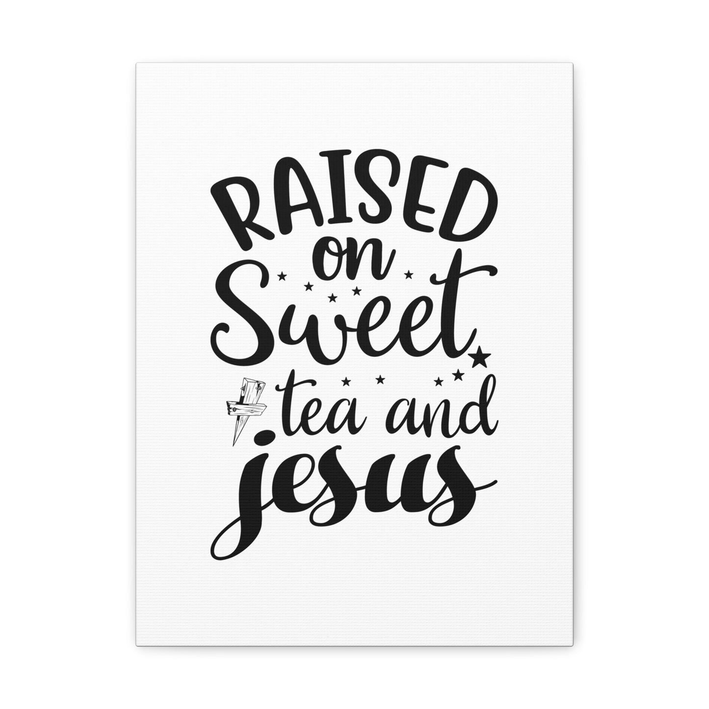Sweet Tea And Jesus Romans 8:11 Christian Wall Art Bible Verse Print Ready to Hang