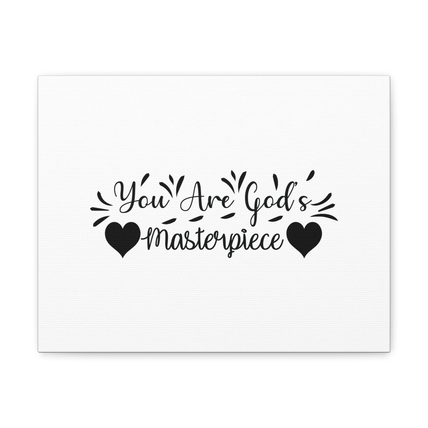 You Are God's Masterpiece Ephesians 2:10 Heart Christian Wall Art Bible Verse Print Ready to Hang
