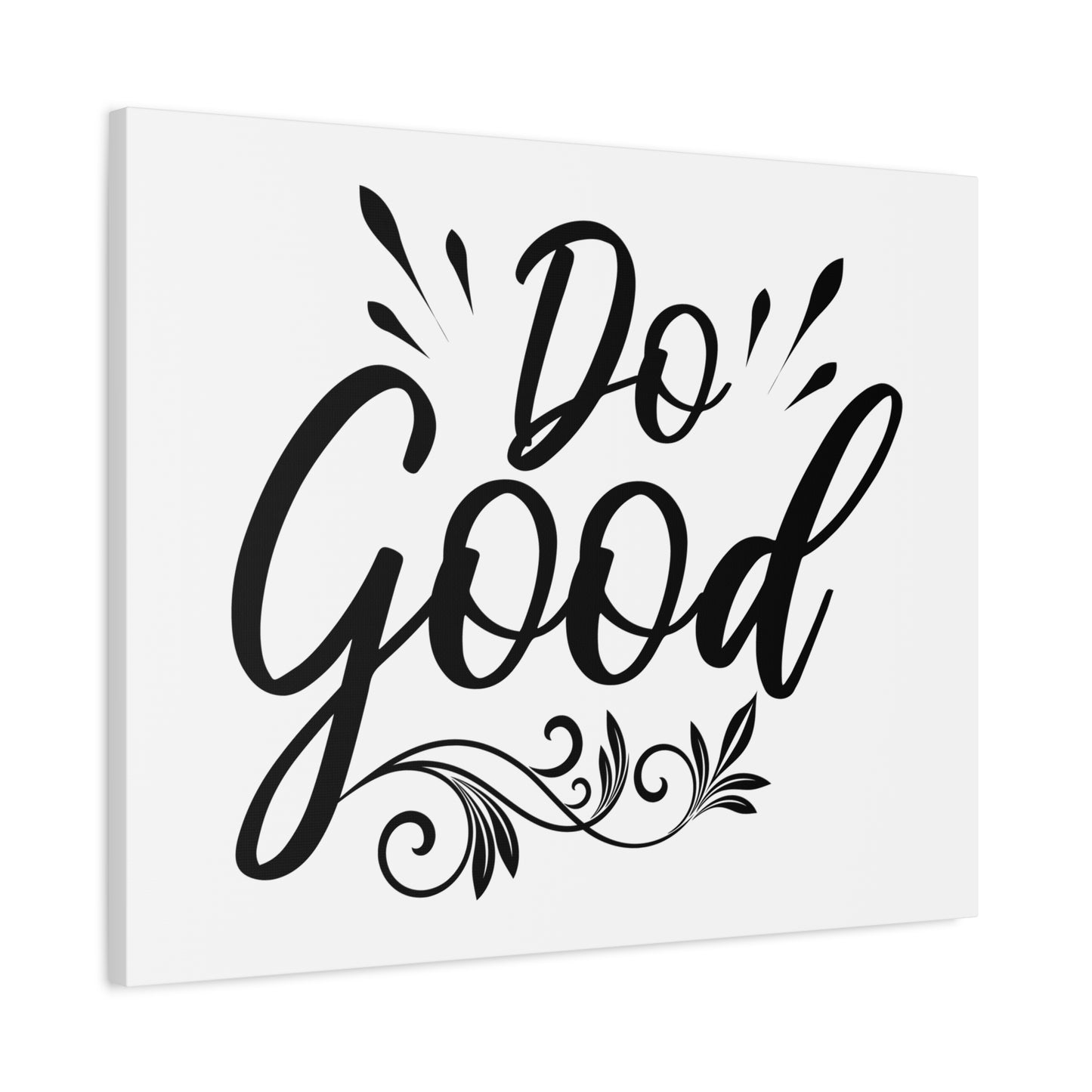 Scripture Canvas Do Good Psalm 37:27 Christian Wall Art Print Ready to Hang