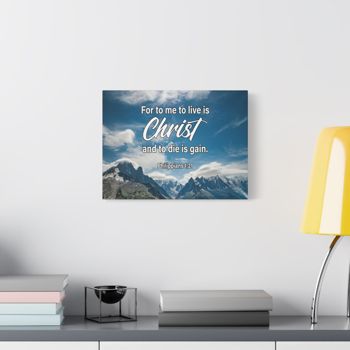 Scripture Canvas Good Courage Joshua 1:9 Christian Wall Art Bible Verse Print Ready to Hang