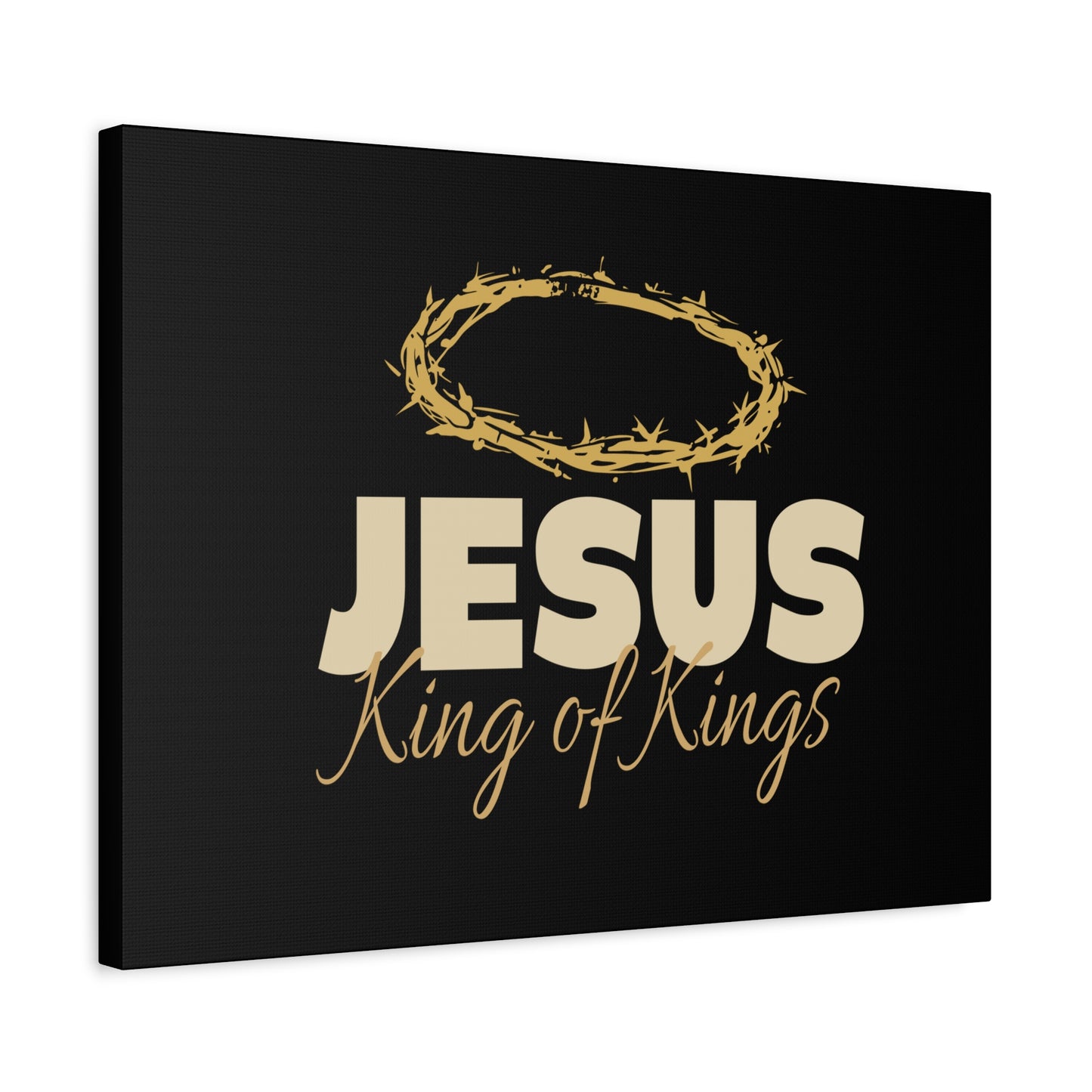 Scripture Walls Jesus King of Kings Bible Verse Canvas Christian Wall Art Ready to Hang Unframed