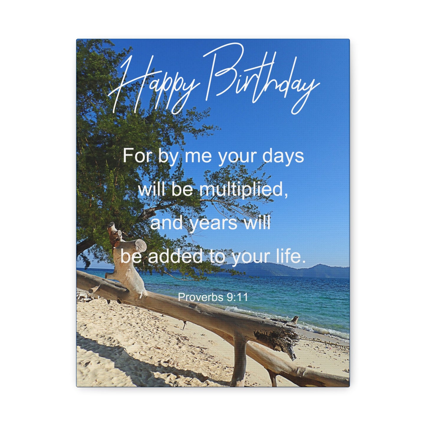 Will Be Multiplied Proverbs 9:11Bible Verse Canvas Christian Wall Art Bible Verse Print Ready To Hang