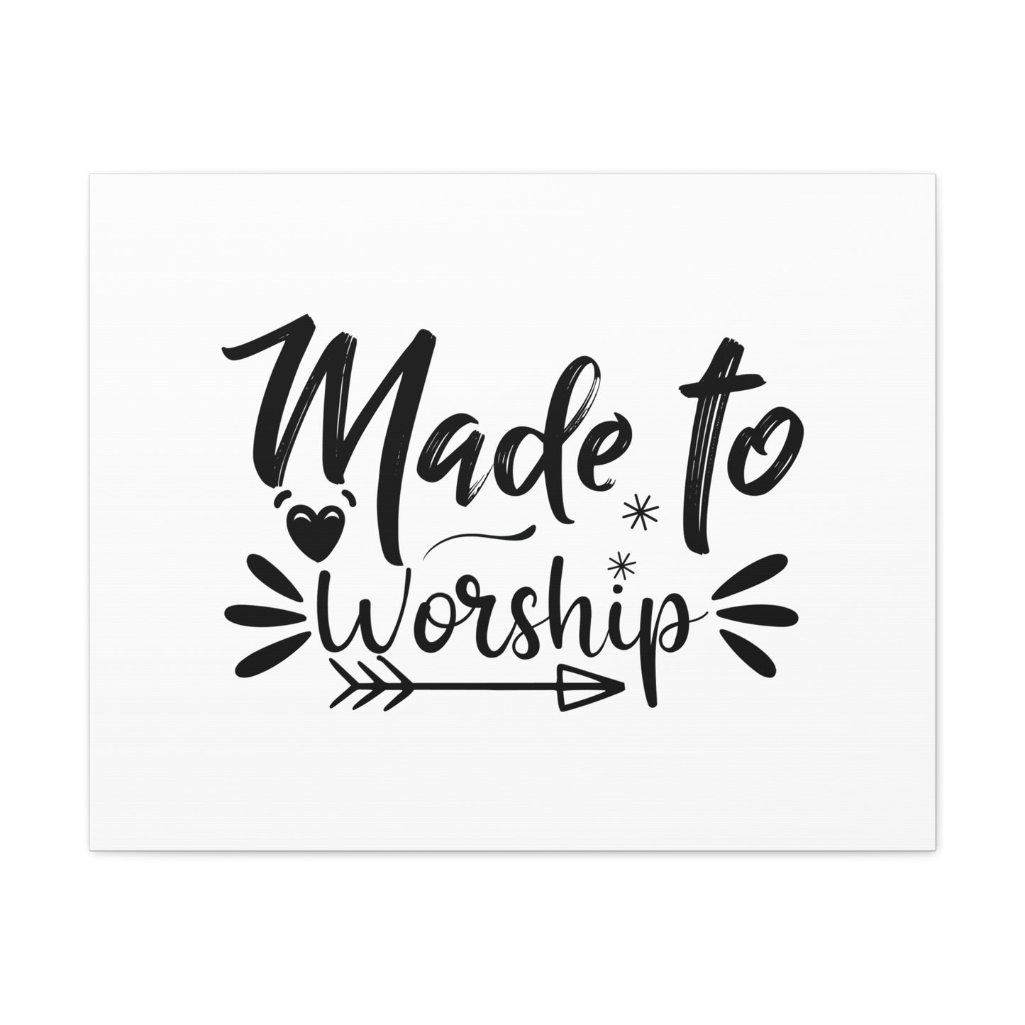 To Worship Arrow Psalm 95:6 Christian Wall Art Bible Verse Print Ready to Hang